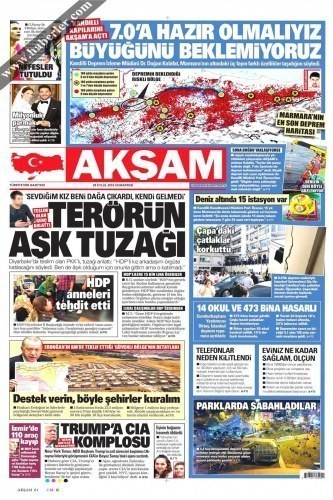 Gazete Manşetleri 28 Eylül 2019