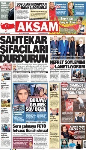 Gazete Manşetleri 26 Eylül 2019
