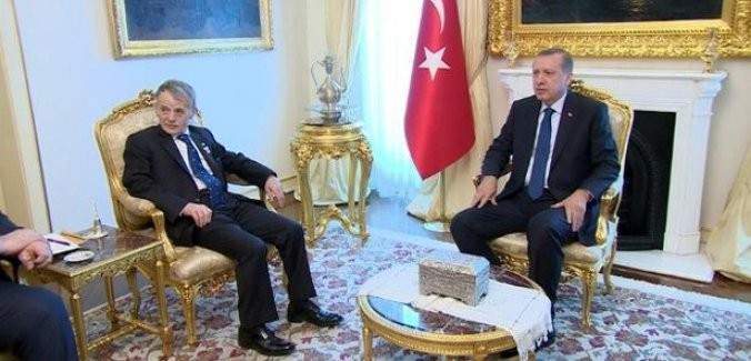 Erdoğan, Kırımoğlu'nu kabul etti