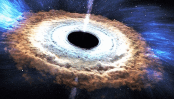 Evrenin en hızlı rüzgarları kara delik etrafında!