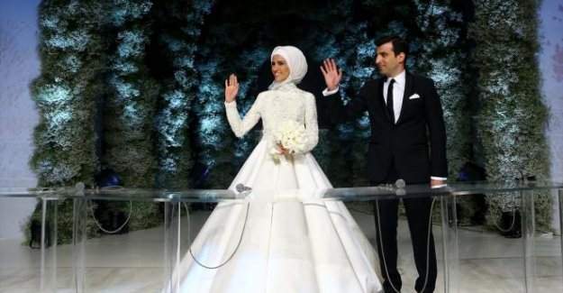 Sümeyye Erdoğan'ın nikah görüntüleri