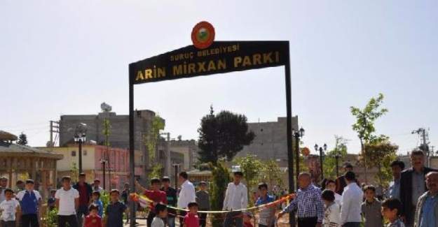 Suruç'taki parka Arin Mirkan isimli teröristin adı verildi