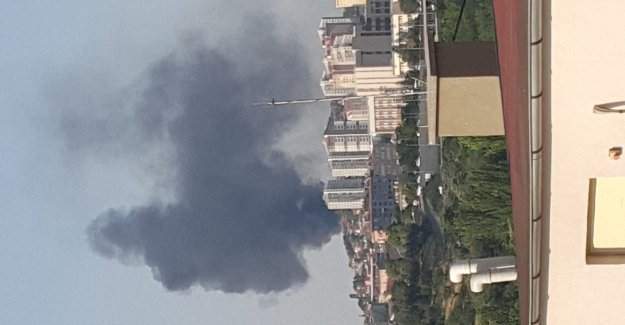 Ankara Mamak'ta yangın! Muharebe okulu tarafından duman yükseliyor