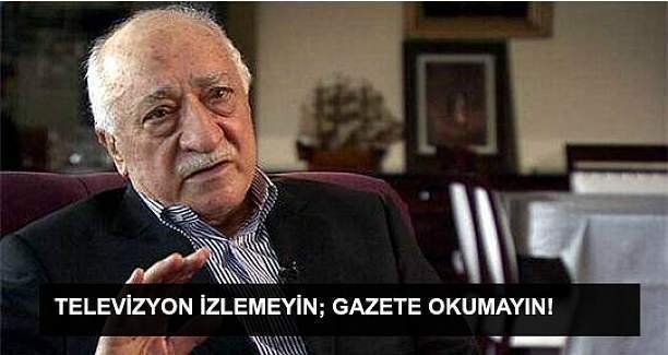 Fethullah Gülen'den uyarı: Televizyon izlemeyin!