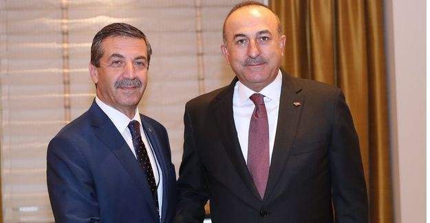 Dışişleri Bakanı Mevlüt Çavuşoğlu, KKTC Dışişleri Bakanı ile görüştü!