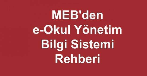 MEB'den e-Okul Yönetim Bilgi Sistemi rehberi