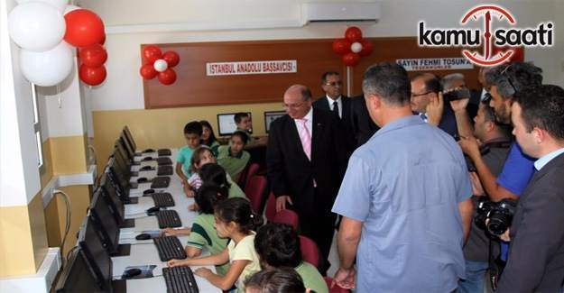 Adliye'nin 330 eski bilgisayarı okullara bağışlandı