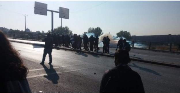 Ankara'da hareketli anlar: Polis müdahale etti