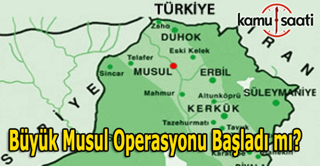 Musul operasyonu başladı mı? Türk yetkililerden Musul açıklaması