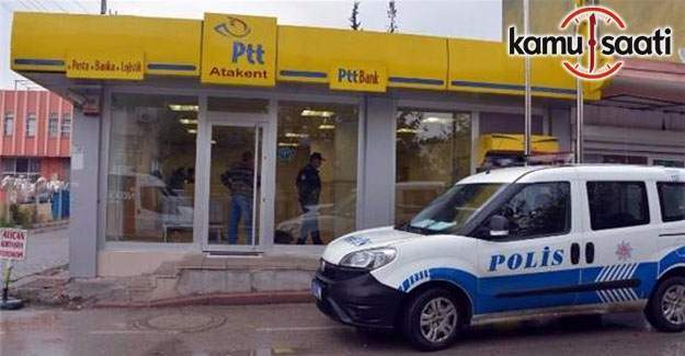 Adana'da PTT soygunu