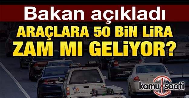 Ağbal'dan ÖTV zammı açıklaması