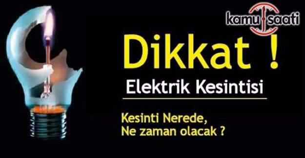 İstanbul'un 7 ilçesinde elektrik kesintisi