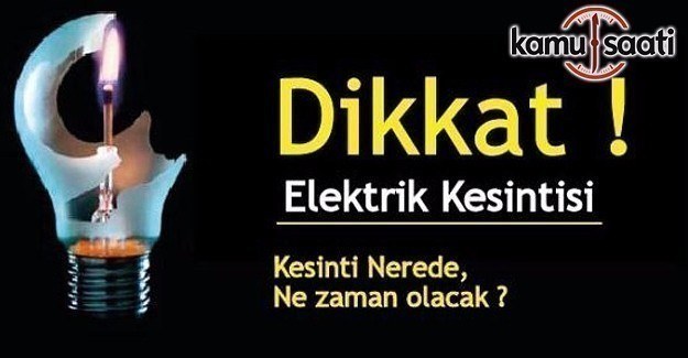 İstanbul'da 9 ilçede elektrik kesintisi
