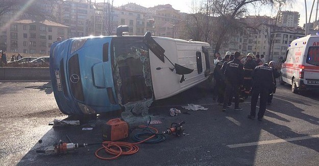 Ankara'da korkunç trafik kazası: 8 yaralı