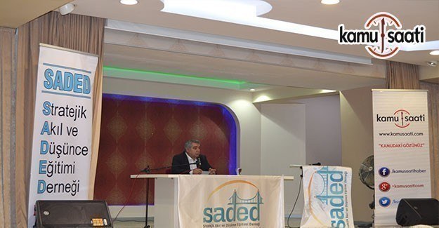 Necdet Subaşı SADED'in konferansında 'Cemaatler ve Sosyolojileri'ni anlattı