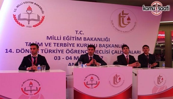 14. Dönem Türkiye Öğrenci Meclisi çalışmaları