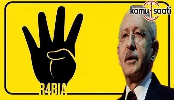 Kılıçdaroğlu Rabia işaretine Terör Simgesi dedi