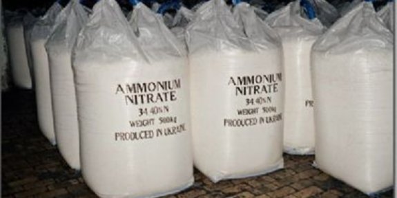 Muş'ta 500 kilo amonyum nitrat ele geçirildi