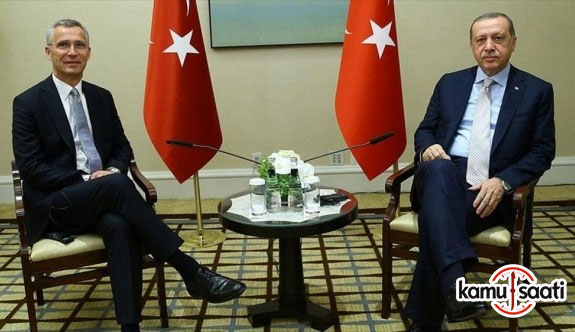 Cumhurbaşkanı Erdoğan, Nato Genel Sekreteri Stoltenberg'i kabul etti