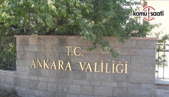Ankara Valiliğinden Asayiş Faaliyetlerine İlişkin Açıklama