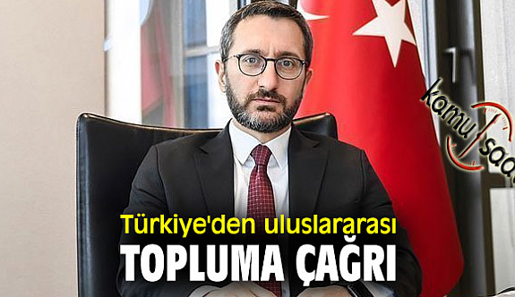 Türkiye Uluslar Arası Topluma Seslendi