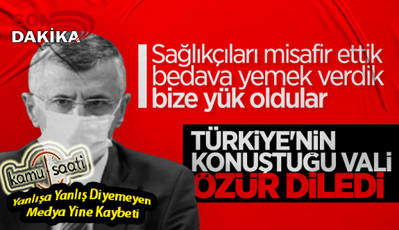 Türkiye'nin Konuştuğu Zonguldak Valisi Özür Diledi