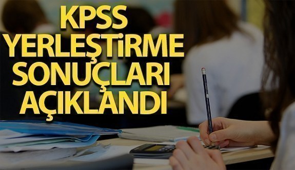 KPSS-2020/2 Tercih sonuçları açıklandı