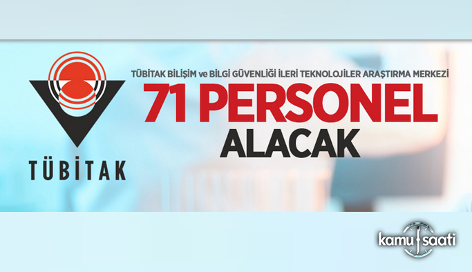 Türkiye Bilimsel ve Teknolojik Araştırma Kurumu Başkanlığı'ndan personel alım ilanları