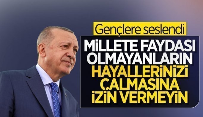 Cumhurbaşkanı Erdoğan, 'Türkiye Gençlik Zirvesi' programına katıldı
