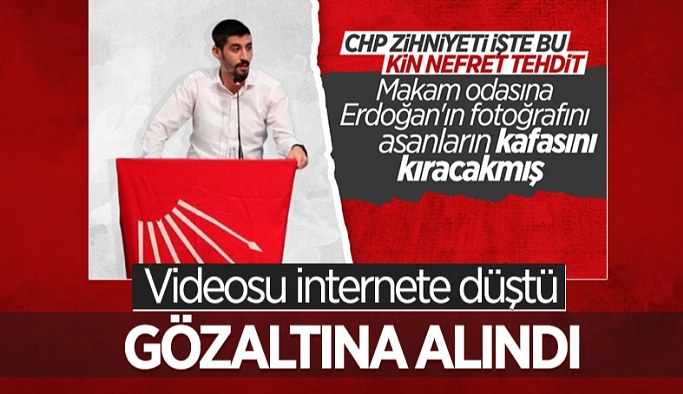 CHP Denizli Gençlik Kolları Başkanı Tugay Odabaşıoğlu, gözaltına alındı