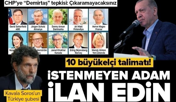 Erdoğan'dan 10 büyükelçi için yeni hamle!