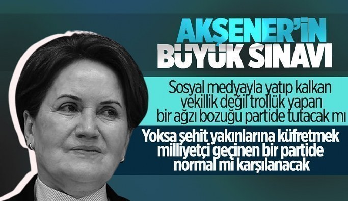 Meral Akşener'in şehit yakınına küfreden Lütfü Türkkan'a tepkisi merak konusu