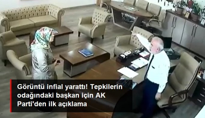 Şehit yakını ve belediye işçisini makam odasından kovan belediye başkanı için AK Parti'den ilk açıklama