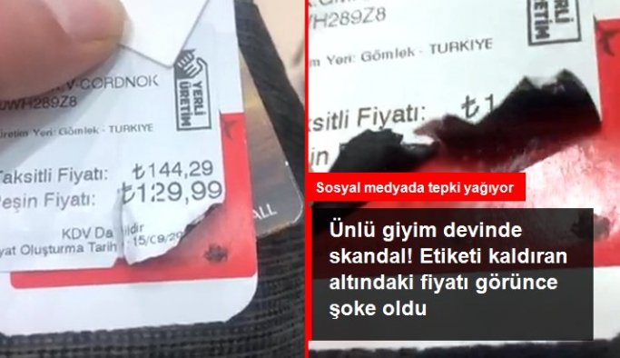 Türkiye'nin önde gelen iki giyim devinde skandal görüntüler: Zam yaptıkları ürünleri indirimli diye satışa sundular