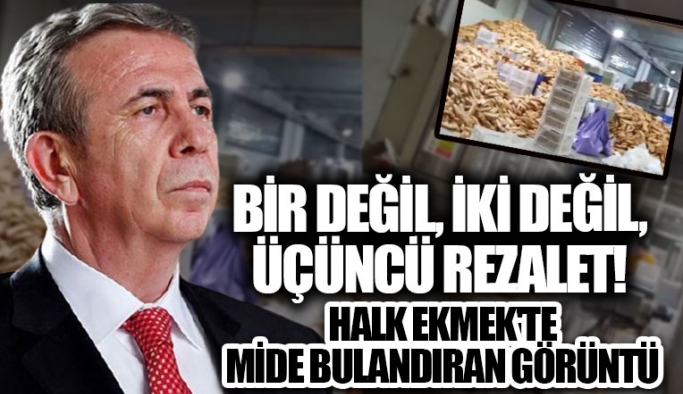 Ankara Büyükşehir Belediyesi'ne ait Halk Ekmek Fabrikası'nda skandal görüntü