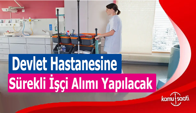 Bursa Uludağ Üniversitesi Hastane İşçi Alımı, Personel alımı