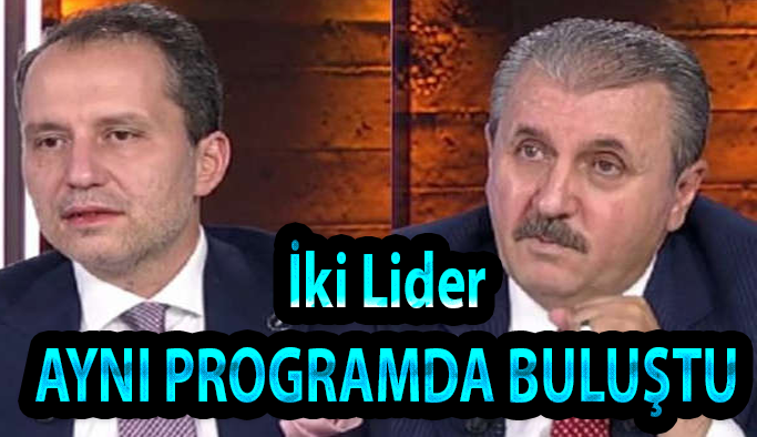 İki lider Habertürk TVde soruları yanıtladı