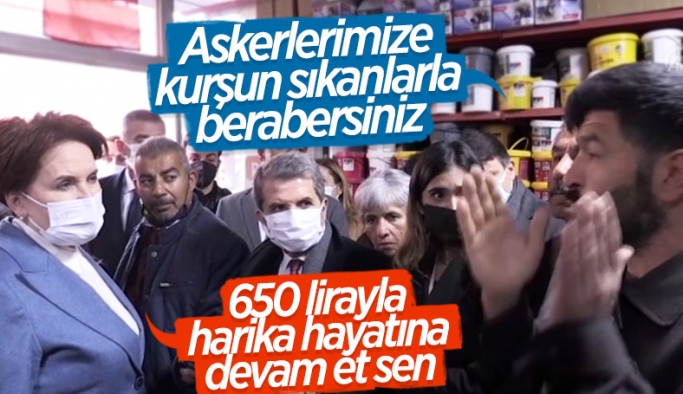 Meral Akşener'den engelli vatandaşa: 650 lirayla harika hayatına devam et