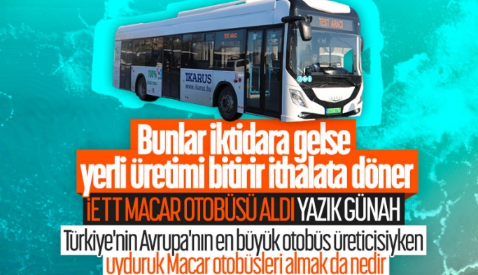 İETT'nin yeni otobüsleri Macaristan'dan