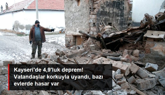 Kayseri'de 4,9 büyüklüğünde deprem! Maddi hasar oluştu, sarsıntı çevre illerde de hissedildi