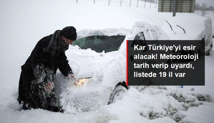 Meteoroloji 19 ili uyardı! İstanbul dahil birçok kentte kar yağışı bekleniyor