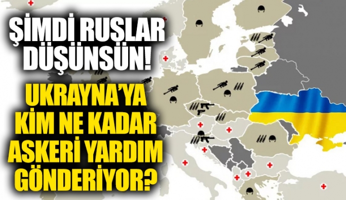Avrupa ülkelerinin Ukrayna'ya göndereceği askeri yardımlar belli oldu!