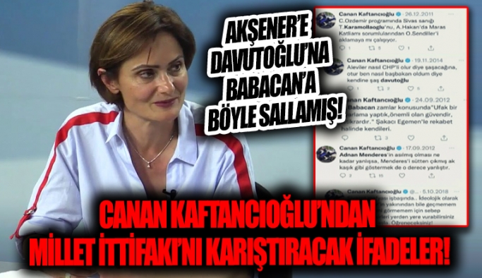 Canan Kaftancıoğlu'nun geçmişi Millet İttifakı'nı karıştıracak!