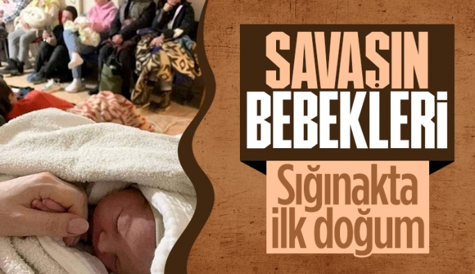Kiev sığınaklarında ilk doğum Ukrayna’nın başkenti Kiev'de bombalar ve sirenler altında bir bebek dünyaya geldi.