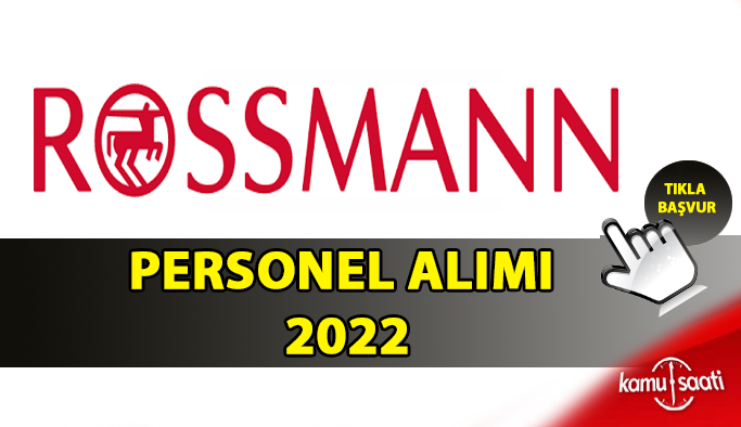 Rossmann Personel Alımı ve İş İlanları 2022