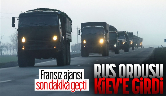 Rus askerleri Kiev'e girdi