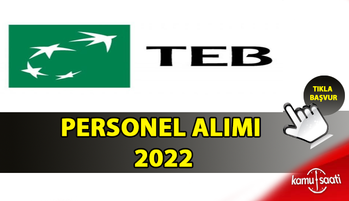 TEB Personel Alımı ve İş İlanları 2022