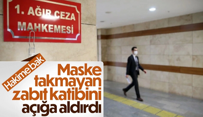 Ankara Adliyesi'nde asansörde maske tartışması