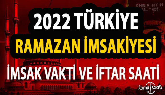 İftar saat kaçta?, İstanbul, Ankara, İzmir ve tüm iller!  4 Nisan 2022 Pazartesi İftara Ne Kadar Kaldı?
