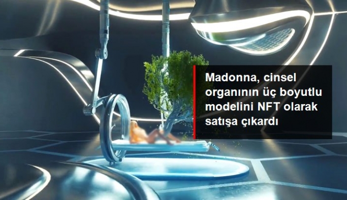 63 yaşındaki şarkıcı Madonna, cinsel organının üç boyutlu modelini NFT olarak satışa çıkardı